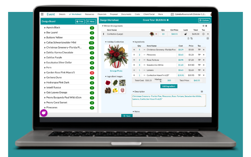 Using Details Flowers Software to Prepare for Holidays