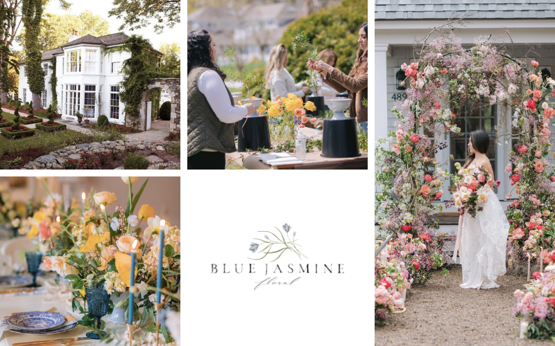 Blue Jasmine Floral Retreat